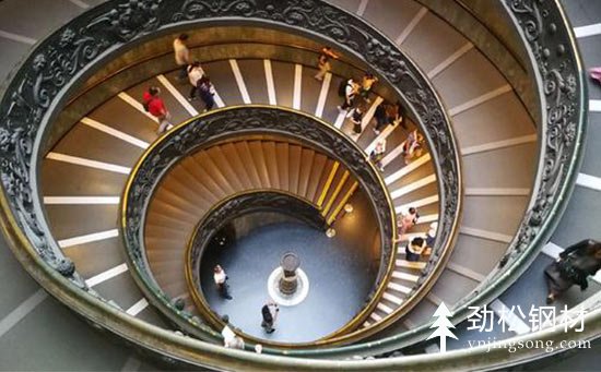 紅河弧形樓梯定制，鋼結構弧形樓梯廠家